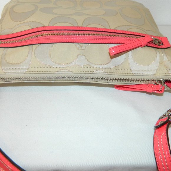 Coach Monogram Shoulder Bag with Crossbody Strap - Picture 7 of 8